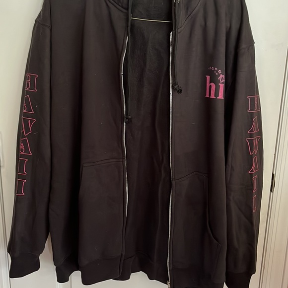 Hawaii Hooded & zipper front Sweatshirt Sz 2X bought in Hawaii - Picture 7 of 9